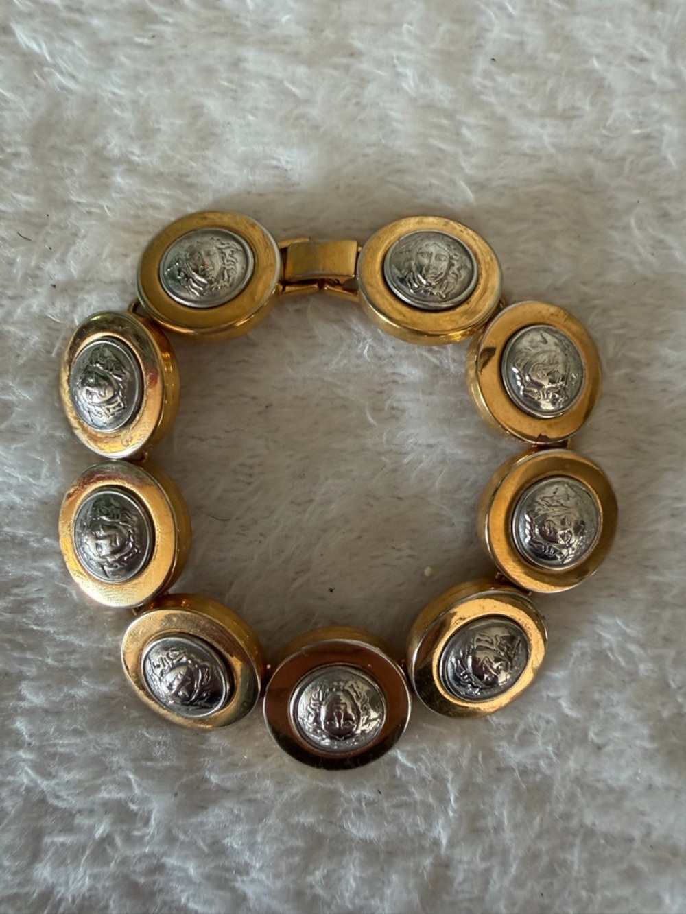Gianni Versace Medusa Medallion Bracelet